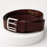 Cheltenham Belt - Burnt Mahogany