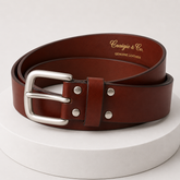 Albert Belt - Burnt Mahogany