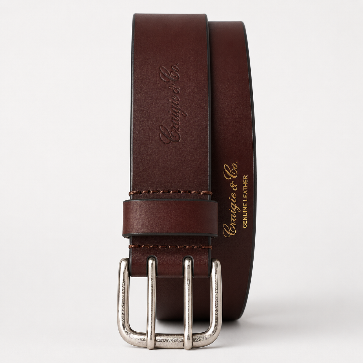Cheltenham Belt - Burnt Mahogany
