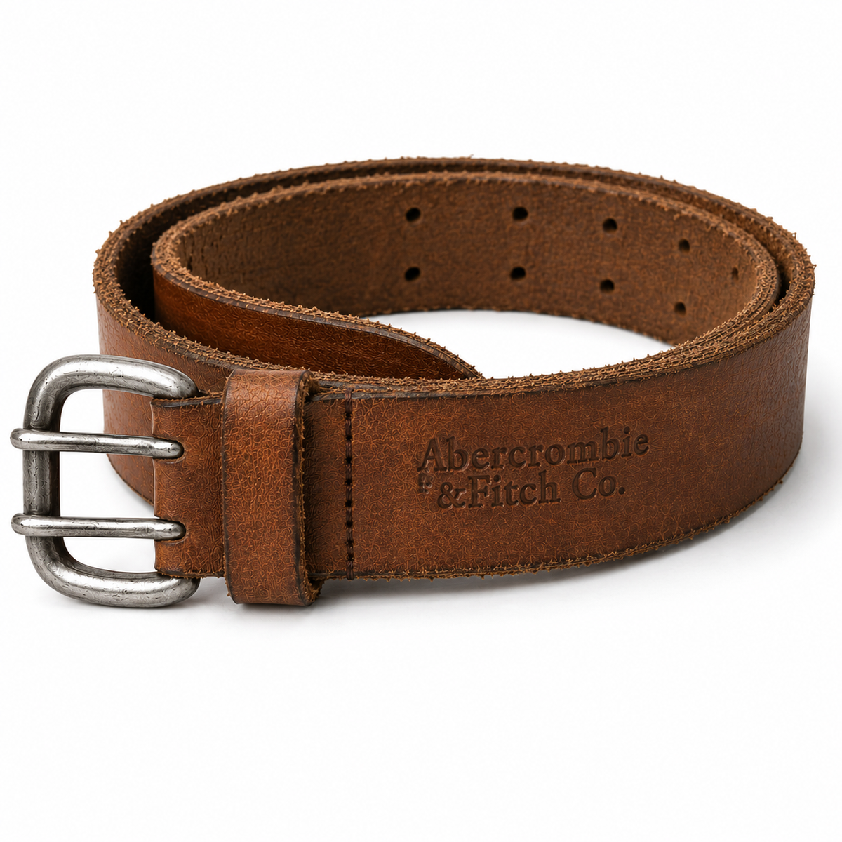 Genuine Leather Belt - Brown