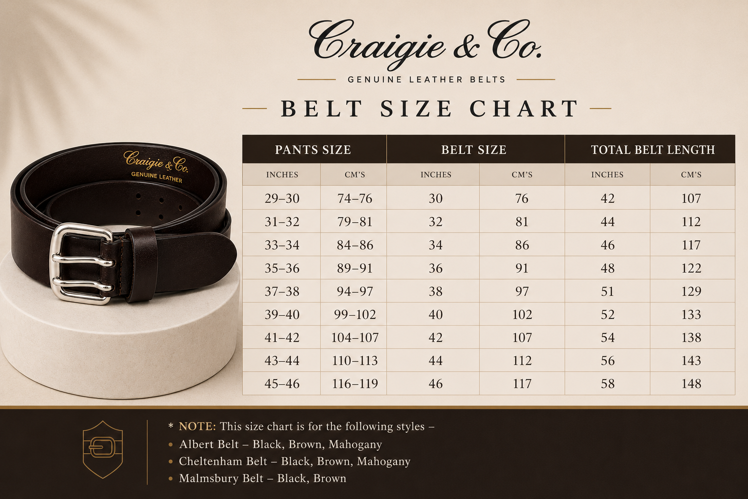 Albert Belt - Black