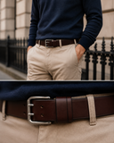 Cheltenham Belt - Burnt Mahogany